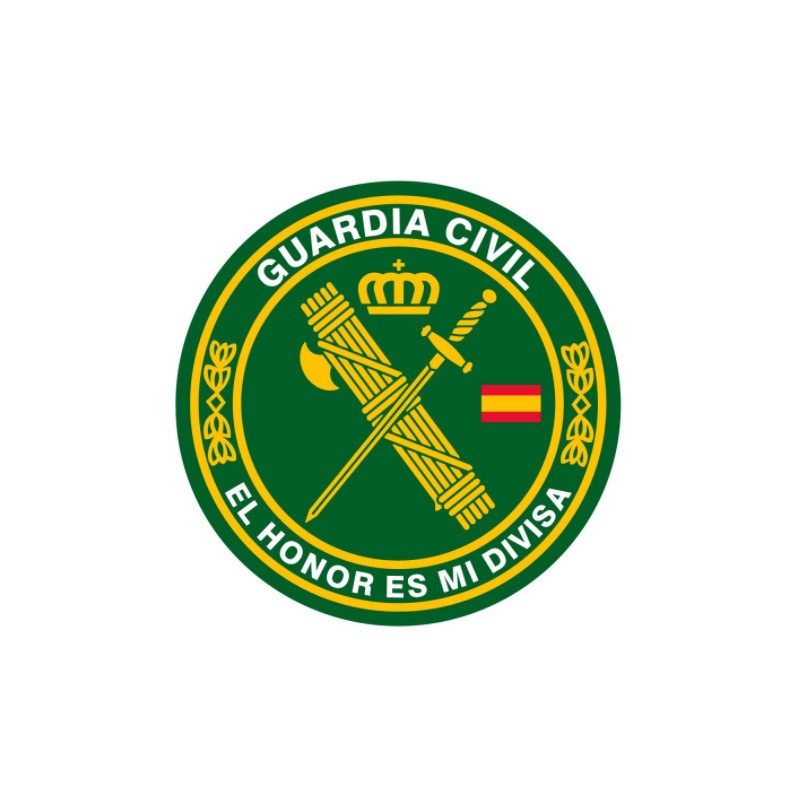 Artimagen Pegatina Escudo Pico Logotipo Guardia Civil 40x60 mm.