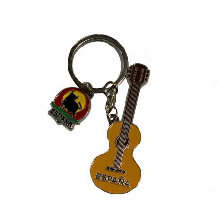 keychain-souvenir-flamenco-metal-guitar