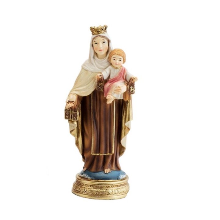 Virgen del Carmen, répliques de personnages religieux d'Espagne