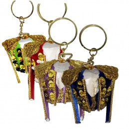 Bullfighting jacket keychain