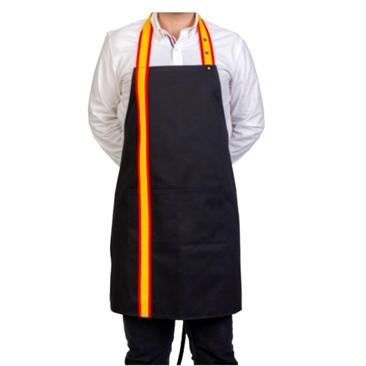 Kitchen apron Flag of Spain bib and short, Spanish Flag