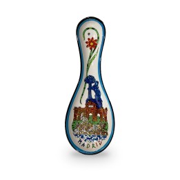 Löffelablage aus Keramik Madrid im Trencadís-Mosaik