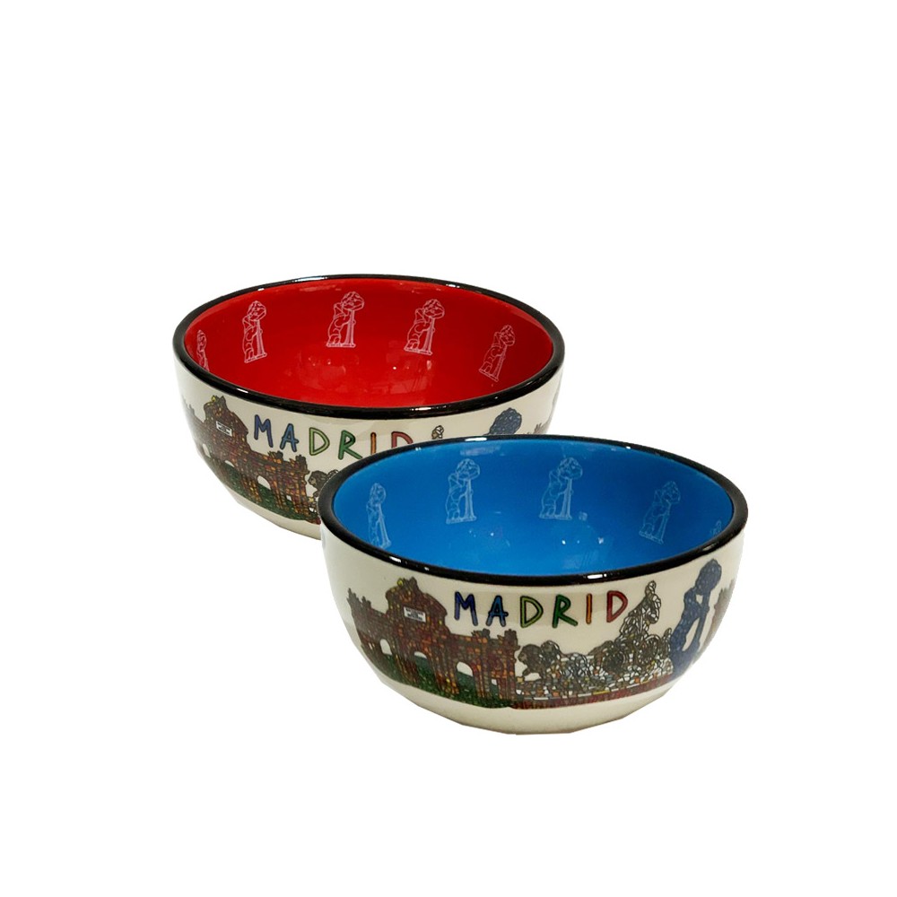 Small ceramic bowl  monuments of the City of "Madrid"