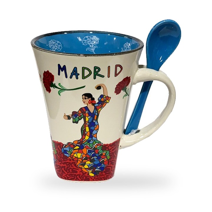 Tazza mug flamenco con cucchiaino – vista 2