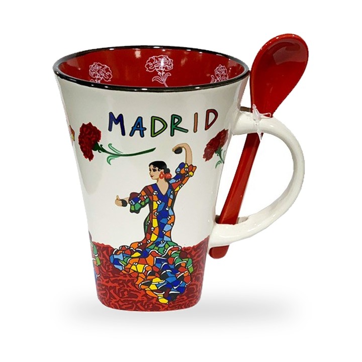 Caneca flamenca com colher – vista 3