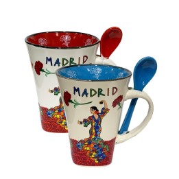 Tasse de flamenca avec cuillière