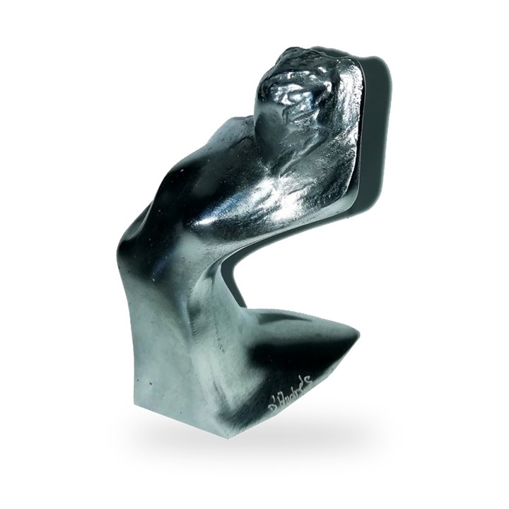 Statuetta di ballerina di flamenco in alluminio di Pedro de Andrés – vista 2