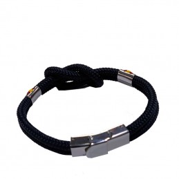 Bracelet noeud marin "Drapeau d'Espagne" unisexe