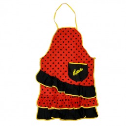Polka dot apron with ruffles Spain