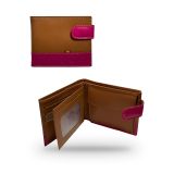 Men's Ubrique leather wallet with fuchsia ranch brands – view 8