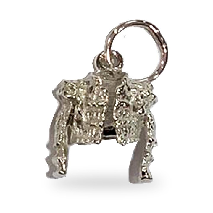 Ciondolo in argento sterling a forma di chaquetilla da torero