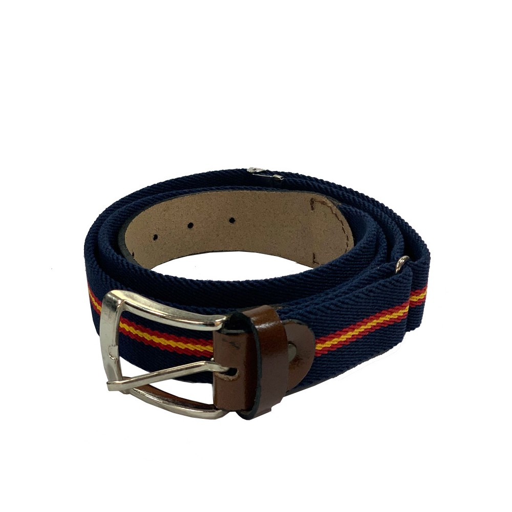 Ceinture drapeau d´Espagne pour homme bleu