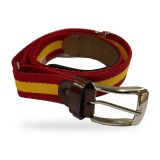 Ceinture élastique aux couleurs du drapeau espagnol