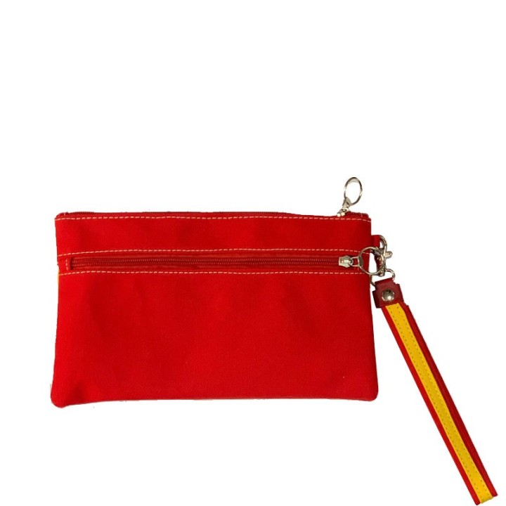 Pochette portefeuille représentant le drapeau de l’Espagne