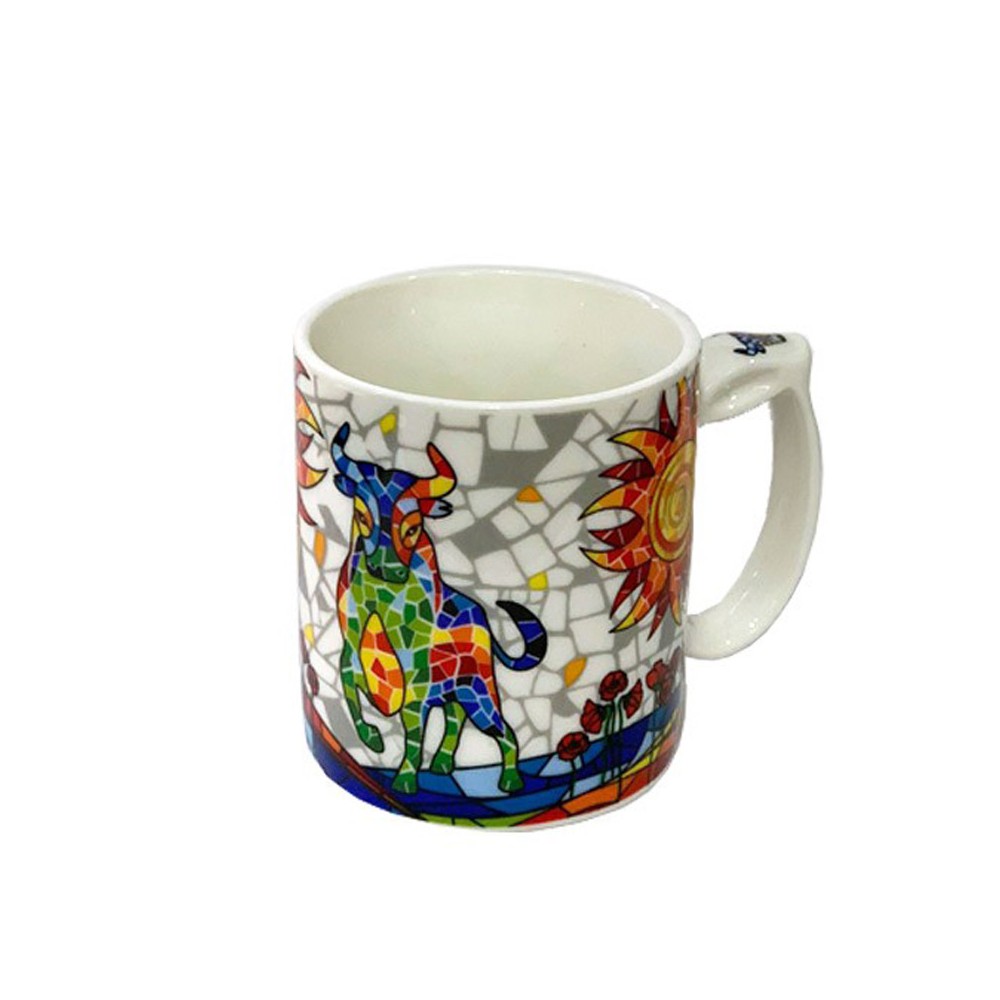 Mug "Mosaic Sun Bull" Trencadis - Large