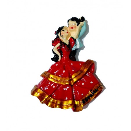 Imán pareja Flamenca -modelo 11