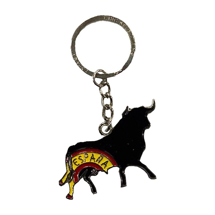 Portachiavi con toro della Spagna, modello 3