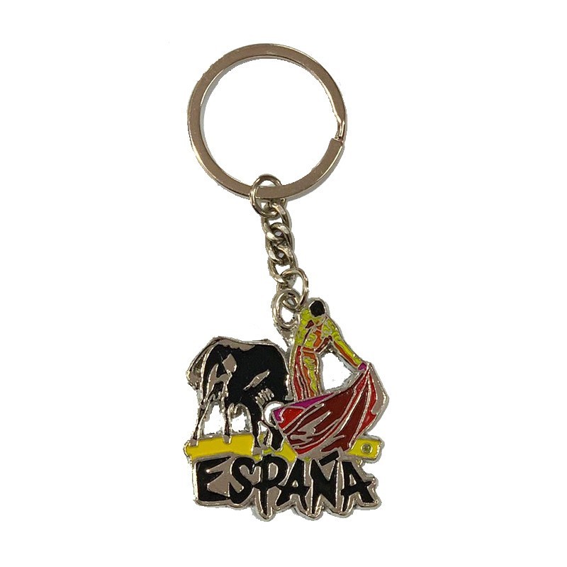 Bull keychains torero