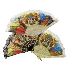 Spain fan typical souvenir in plastic
