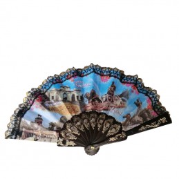 Madrid monuments fan souvenir