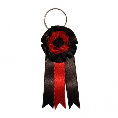 Divisa de ganadería Marrón/roja Conde de Mayalde