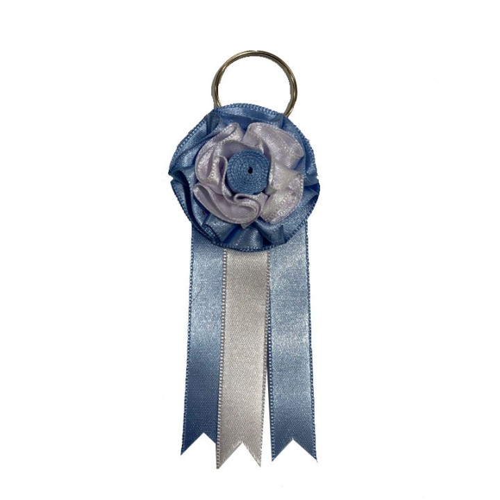 Divisa de ganadería Azul celeste/blanca Ganaderías de Saltillo, San Pelayo, Partido de Resina, Carmen Lorenzo