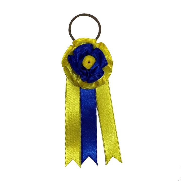 Kleine Divisa als Schlüsselanhänger, Gelb und Blau
