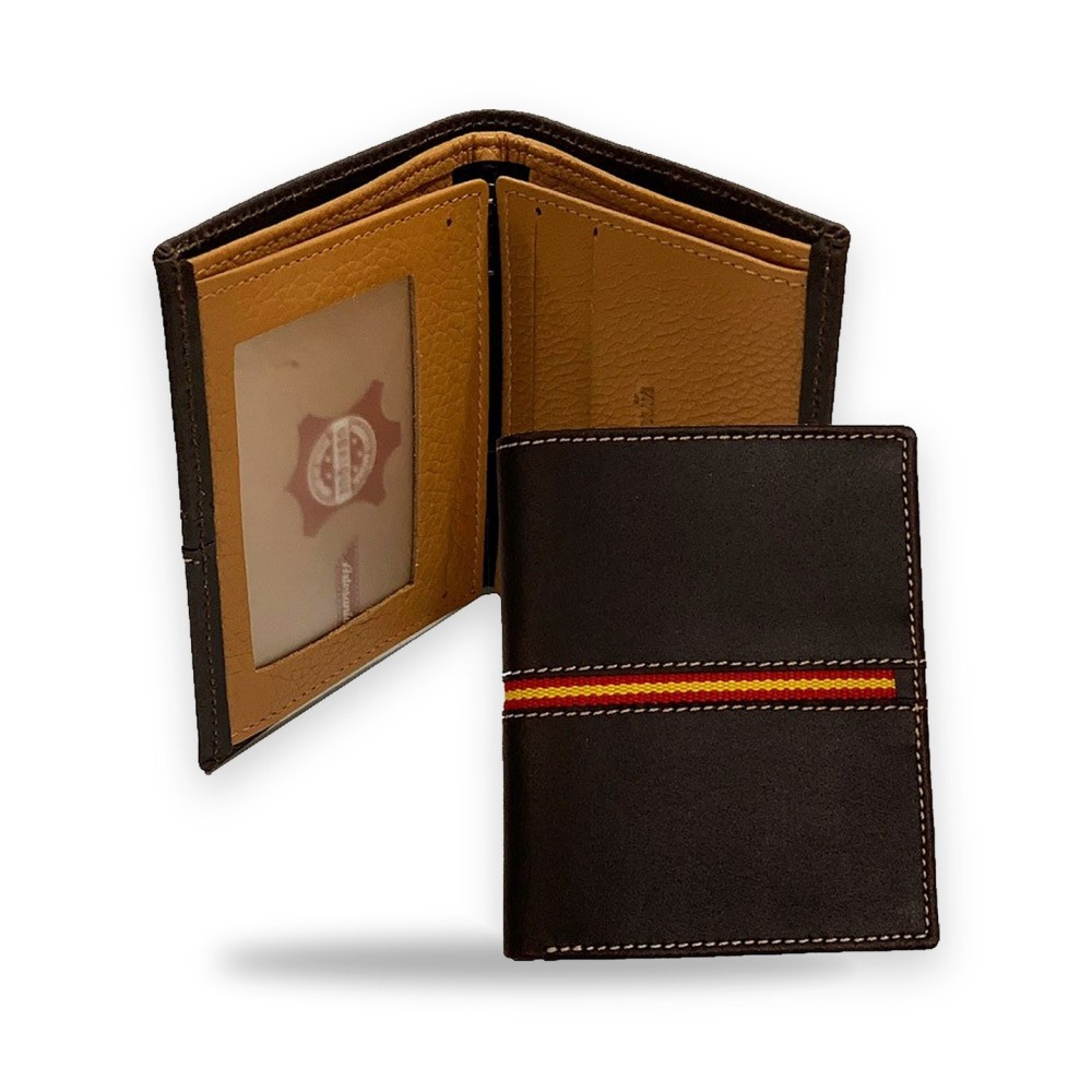 Portefeuille Homme En Cuir Véritable Peterson - Couleurs Ukraine - Neuf Avec étiquettes RFID