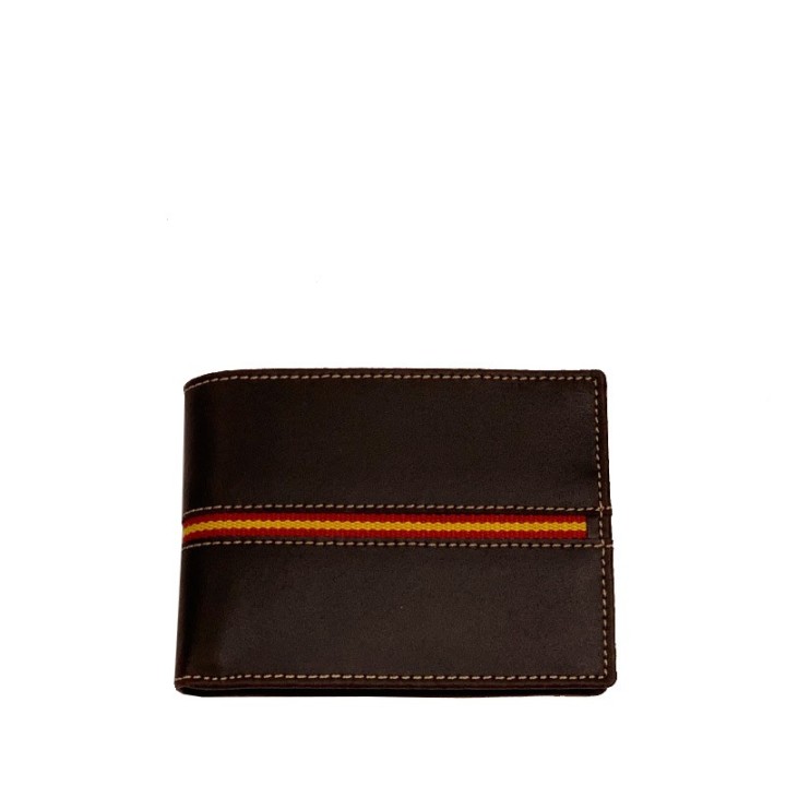 Carteras de hombre, Bandera España y piel, regalos de hombre ZiNGS