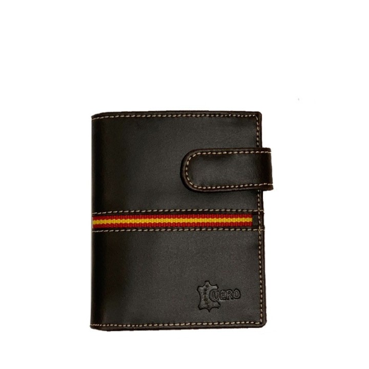 Carteras de hombre, Bandera España y piel, regalos de hombre ZiNGS
