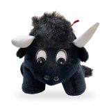 Plush bull with Spanish rosette – view 2