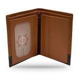 Cartera billetera de piel marrón con hierros ganaderos – vista 7