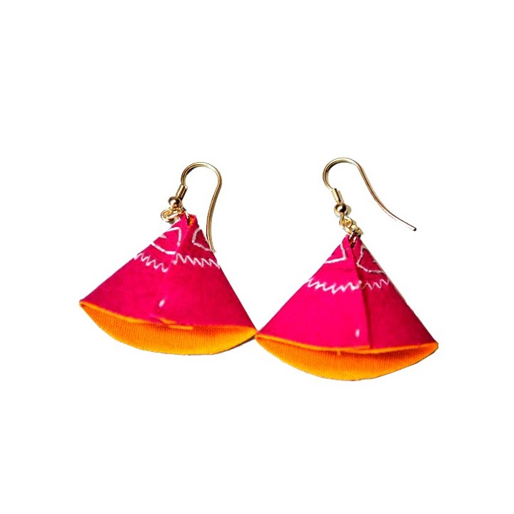 Pendientes taurinos de capote, diseño de ZiNGS