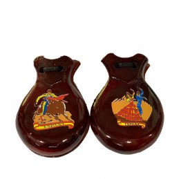 Amateur flamenco dancers castanets