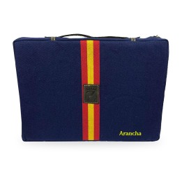 Cuscino da arena blu con bandiera spagnola personalizzato
