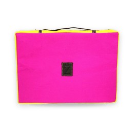 Capote bullring seat cushion in fuchsia pink