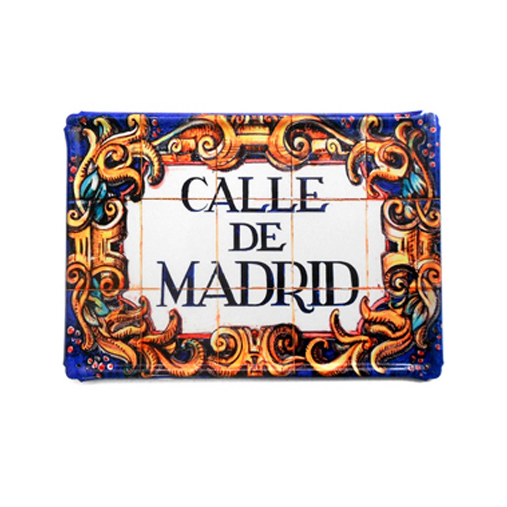 Placa Metálica – Ilustración, Calle de Madrid