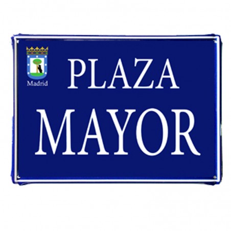 Placa Metálica – Plaza Mayor, Madrid