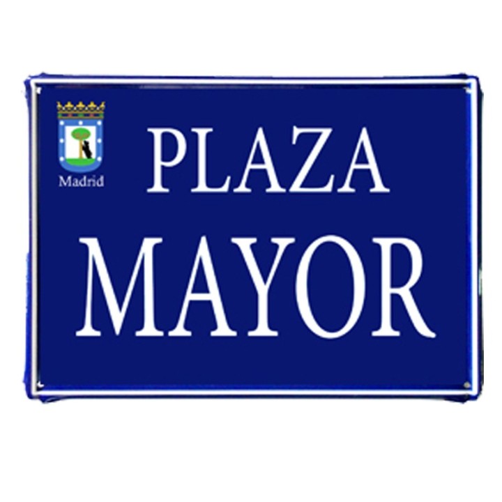 Plaques de rue Madrid