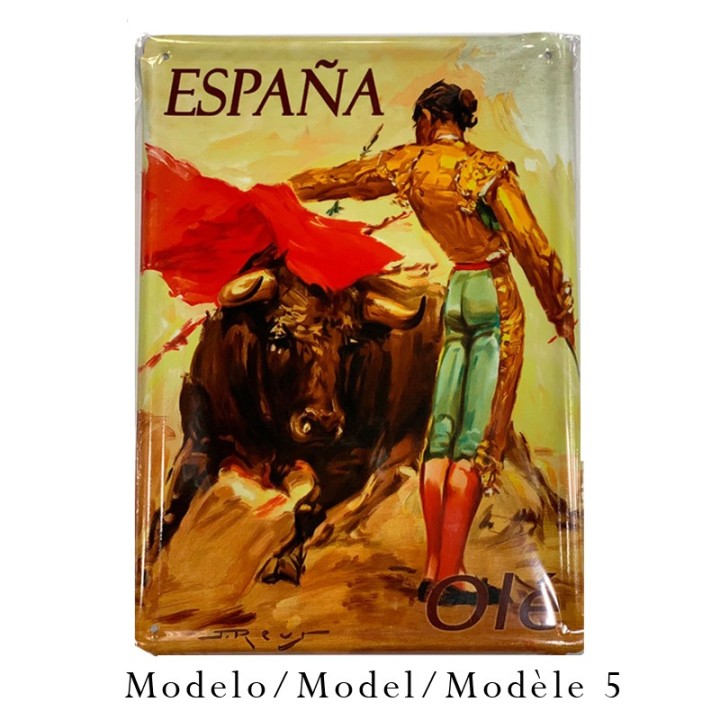 Placa Metálica – Cartel Taurino –España-Ole