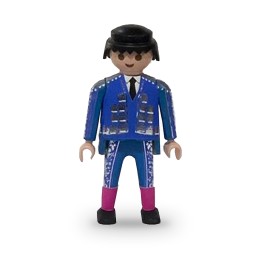 Playmobil-Figur Torero im blauen Torerokostüm