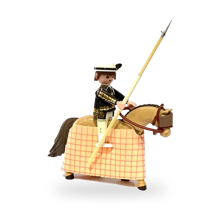 Playmobil personalizzato da picador a cavallo