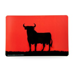 Base individual oficial do touro de Osborne em PVC vermelho