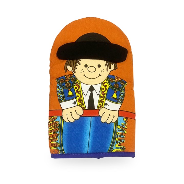 Guanto da forno in cotone, modello torero