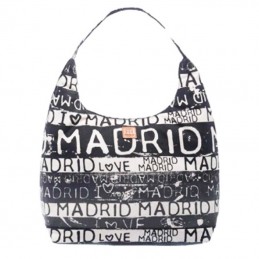 Sac gondole I Love Madrid couleur noir