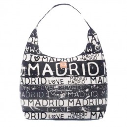 Sac gondole I Love Madrid couleur noir