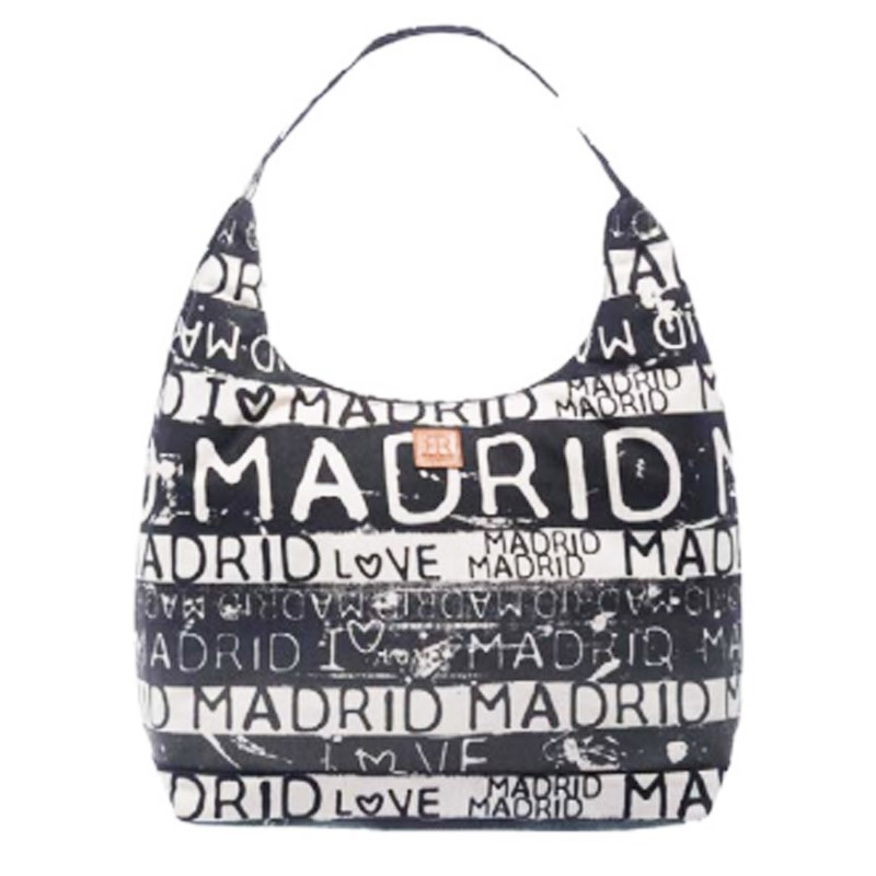 Gondola bag I Love Madrid black color