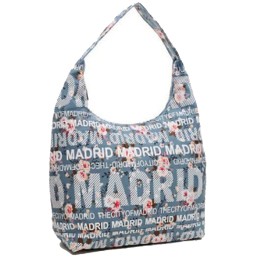 Bolso góndola de flores Madrid de Robin Ruth, color azul