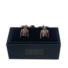Bullfighter Jacket rhodium Cufflinks