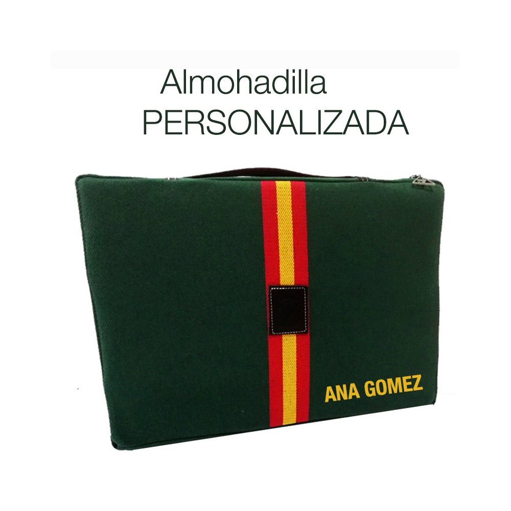 Almohadilla Taurina Verde Bandera de España personalizada
